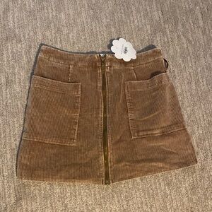 NWT Corduroy mini skirt